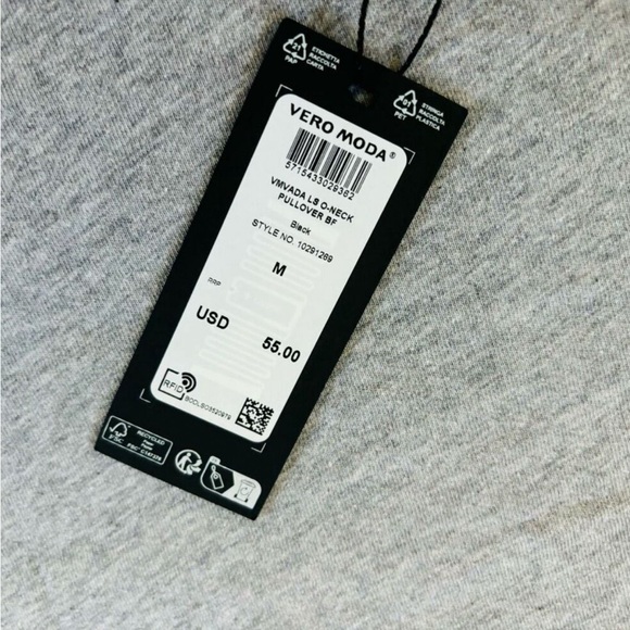 Vero Moda Ada Pullover sweater NWT boyfriend fit cozy chunky fall/winter sweater - Picture 5 of 6